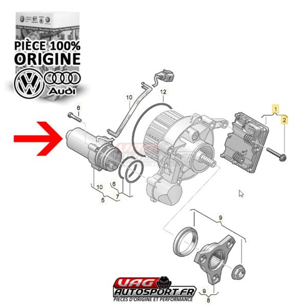 Pompe de précharge Haldex Borgwarner 5ème génération 0CQ598549 – Image 6