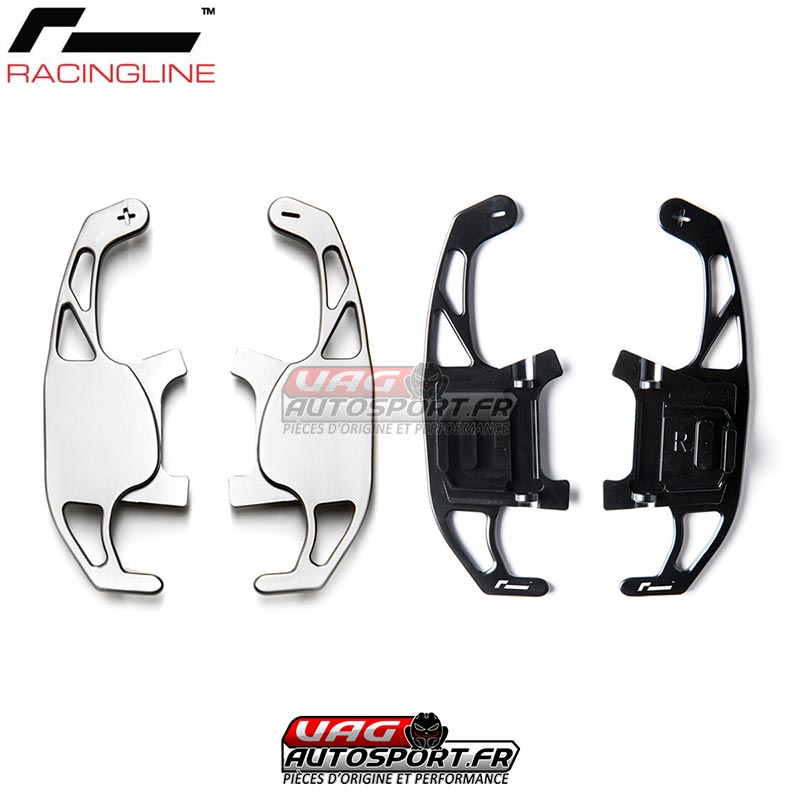 Véritables palettes au volant en aluminium DSG Racingline - Audi A3/S3 8V  et SEAT LEON 5F - VWR493000/VWR493001 — Vag Autosport