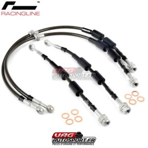 Kit Flexibles de frein (Durites avia renforcées) Racingline VAG MQB - VWR69G7KIT
