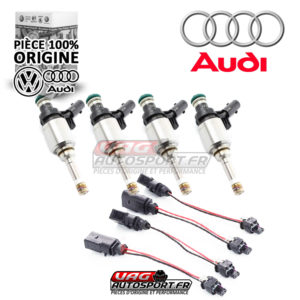 Pack 4 injecteurs haute pression AUDI RS3 pour moteur 2.0 TFSI EA113 K04