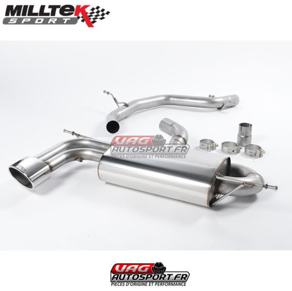 Cat-Back Non-Resonated / Demi ligne  - SEAT Leon 1P (2005-2012) Cupra 2.0 TFSI 240cv - SSXSE119 - Milltek