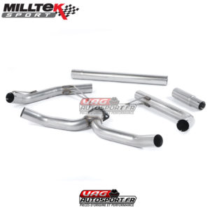 Demi-Ligne d'échappement / Catback avec suppression d'Intermédiaire - Skoda Octavia 5E (2013+) vRS 2.0 TDI 184cv - SSXSK022 - Milltek