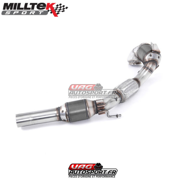 Descente de turbo (Downpipe) avec CataSport HJS Tuning - Skoda Octavia 5E vRS 2.0 TSI 220cv & 245cv ( Hatch & Estate) - SSXSK25 - Milltek