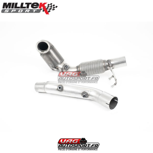 Downpipe + Cata Sport 200 Cell HJS + Bypass FAP (pour ligne origine) - VW Golf 7.5GTi TCR Performance & SEAT Leon 5F Cupra 290 - 2.0 TSI EA888 GEN3 FAP - SSXVW540 - Milltek