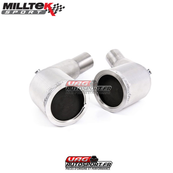 Downpipe + CataSport + Bypass FAP (Installation avec ligne d'origine) - Audi RS6 C8 & Audi RS7 C8 & Audi S8 D5 2019 - 4.0 TFSI V8 - SSXAU869 - Milltek