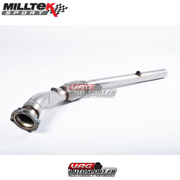Downpipe + Decata (Montage avec ligne Milltek) - Audi A3 8L 1.8T / SEAT Leon 1M 1.8T Sport & Cupra 180cv / Skoda Octavia 1U RS 1.8T 150cv&180cv / VW Bora Mk4 1.8T / Golf Mk4 GTI 1.8T & Anniversary 180cv- SSXAU291 - Milltek