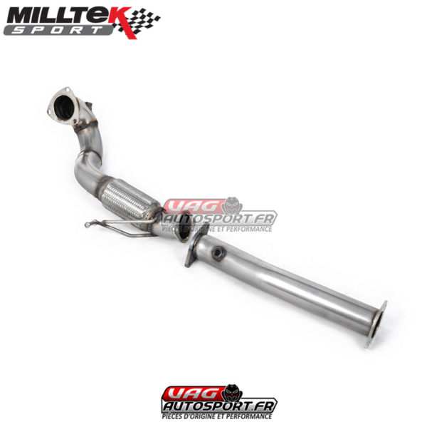 Downpipe + Decata (Montage avec ligne Milltek) - SEAT Leon 1M Cupra R 1.8T 210-225CV - SSXSE133 - Milltek