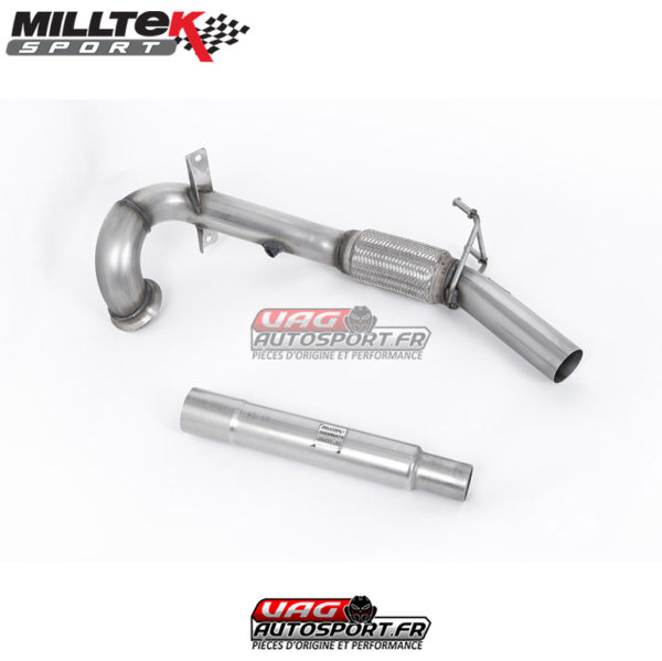 Downpipe + Décata (Montage avec ligne origine) - SEAT Ibiza 6P Cupra 1.8TFSI & VW Polo Mk5 GTI 1.8 TSI 192cv - SSXVW452 - Milltek