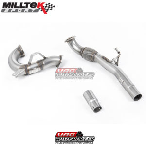 Downpipe avec Décata - pour Catback Origine - VW Up 2011 - 1.0 TSI 90cv - SSXVW548 - Milltek