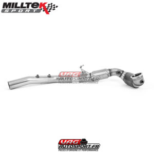 Downpipe avec Cata Sport (HJS 200 CPSI et Bypass FAP) - VW Golf Mk8 GTI 245cv - SSXVW639 - Milltek