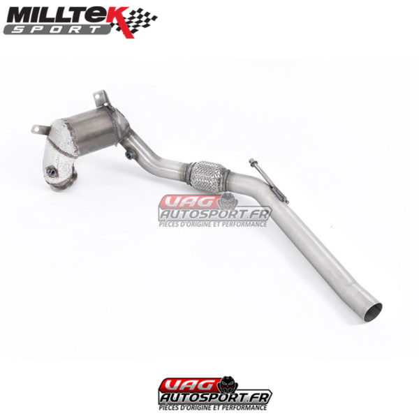 Downpipe avec Cata Sport (HJS) pour SEAT Leon 5F - 1.4 TSI SC & 5portes - SSXSE194 - Milltek