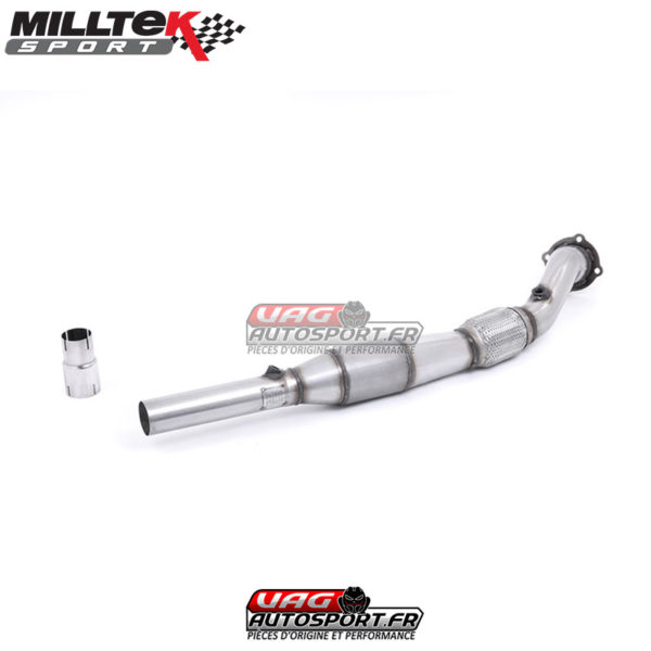 Downpipe avec CataSport - Audi A3 8L & SEAT Leon 1M Sport & Cupra & Skoda Octavia 1U RS & VW Bora Mk4 & Golf 4 Gti & 337 Anniversary - 1.8T 180cv - SSXVW393 - Milltek