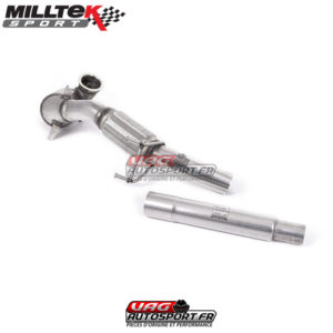 Downpipe avec CataSport (Installation avec Cat-Back origine) - SEAT Ibiza 6P 2017+ Cupra & VW Polo Mk5 2010 - 2017 GTI - 1.8 TSI 192cv- SSXVW453 - Milltek