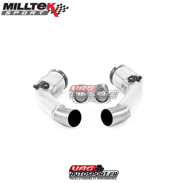 Downpipe avec CataSport et ByPass FAP - Audi RS6 C8 & Audi RS7 C8 & Audi S8 D5 - 4.0 TFSI V8 OPF - SSXAU871 - Milltek