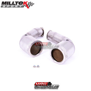 Downpipes + Cata Sport (Hi-Flow Sports Cat) - Audi RSQ8 & SQ8 4MN 2020+ - 4.0 V8 Bi Turbo sans FAP / OPF - SSXAU956 - Milltek