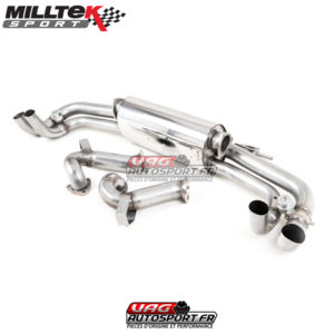 Demi-ligne d'échappement avec valves- Audi R8 4S 2015 - 2019 - V10 5.2L Plus Coupe Spyder - SSXAU743 - Milltek