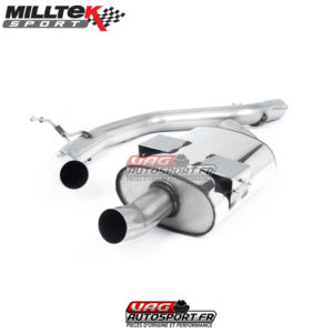 Cat-Back Non-Resonated / Demi ligne d'échappement - SEAT Leon 1P (2005-2012) Cupra K1 - SSXSE120 - Milltek