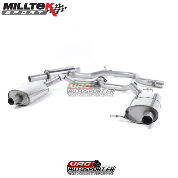 Demi-ligne d'échappement / Cat-Back - Skoda Octavia 5E 2.0 TSI EA888 GEN3- SSXSK26 - MilltekSport