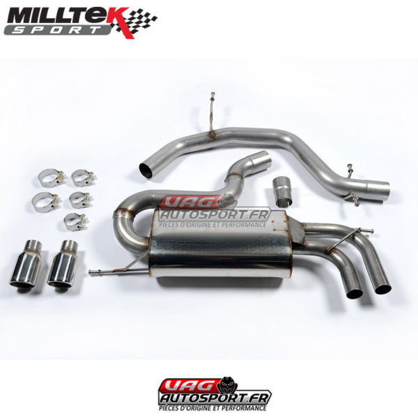 Demi-Ligne d'échappement inox - VW Golf 5 GTI - Audi A3 8P - SEAT Leon (1P) FR/CUPRA  - SSXVW147 - Milltek