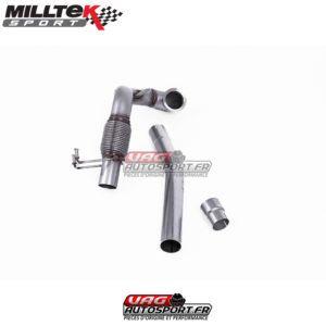 Downpipe + Decat (Installation avec Cat Back origine)- VW Polo GTi 2.0 TSI AW - (pour véhicule SANS FAP) - SSXVW568 - Milltek