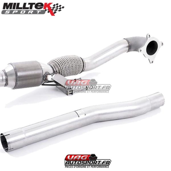 Descente de turbo avec Catalyseur Race 100cell -  SSXAU200R - MilltekSport – Image 2