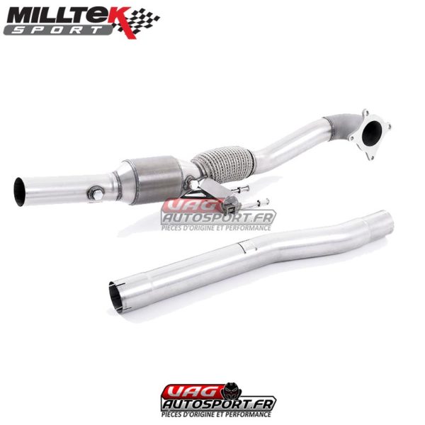 Descente de turbo avec Catalyseur Race 100cell -  SSXAU200R - MilltekSport