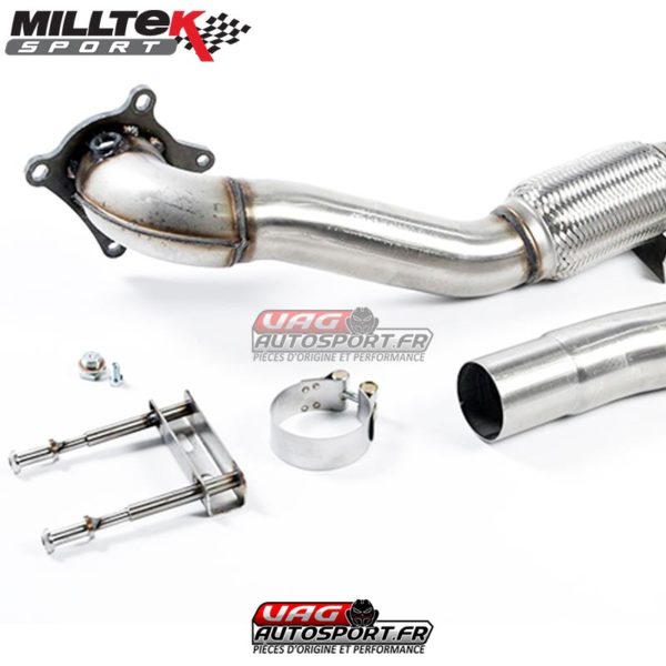 Descente de turbo moulée avec Cata Sport Hi-Flow RACE 200 CPSI (3") -  SSXSE154 - MilltekSport – Image 2
