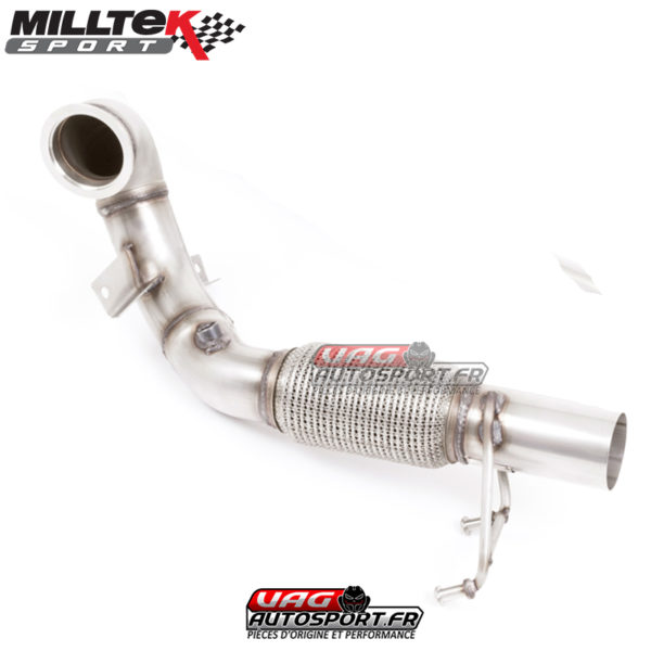 Downpipe + Suppression de Cata - VW Golf Mk7.5R / Audi S3 8V.2 / SEAT Ateca Cupra 300 4Drive / Leon 5F Cupra 300 4x4 - 2.0TSI 300cv OPF FAP - SSXVW510 - Milltek – Image 3