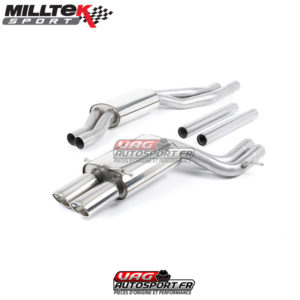 Demi-Ligne / Cat-Back avec Intermédiaire - Audi RS4 B5 V6 Bi-Turbo - SSXAU002 - MilltekSport