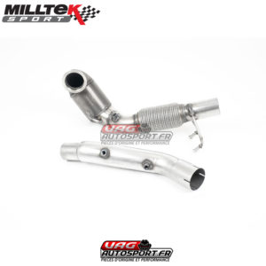 Downpipe Cast + Cata Race 200 Cell + Bypass FAP - VW Golf Mk7.5 GTi TCR Performance & SEAT Leon 5F Cupra 290cv - SSXVW541 - Milltek