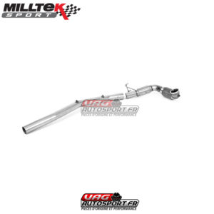 Downpipe + Cata Sport (Installation avec Catback Milltek) - Audi S3 8Y 2020+ Quattro Sportback - 2.0 TFSI EA888 GEN4 310cv FAP OPF - SSXVW635 - Milltek