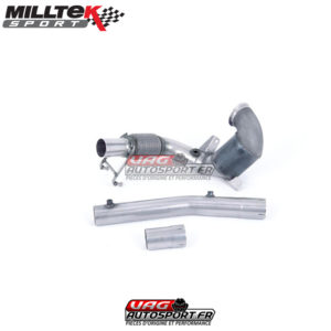 Downpipe + CataSport Hi-Flow + Suppression FAP (installation avec ligne Milltek) VW Polo Mk6 GTI 2.0 TSI & Audi A1 GB 40 TFSI - 2.0 Tsi EA888.3 200cv avec FAP/OPF - SSXVW564 - Milltek