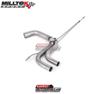 Tube de suppression d'intermédiaire pour CatBack Milltek MSVW259 / 263 - SSXVW573