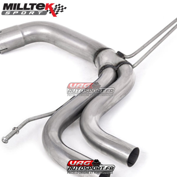 Tube de suppression d'intermédiaire pour CatBack Milltek MSVW259 / 263 - SSXVW573 – Image 2