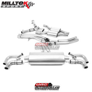 Demi Ligne d'échappement / Cat-Back avec Intermédiaire - Audi RSQ8 4MN 2020+ 4.0 V8 Bi Turbo - SSXAU957 - Milltek