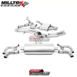 Demi Ligne d'échappement / Cat-Back avec Intermédiaire - Audi RSQ8 4MN 2020+ 4.0 V8 Bi Turbo - SSXAU957 - Milltek