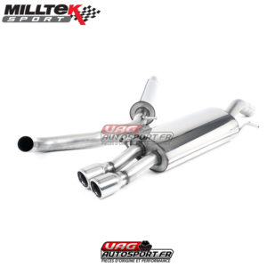 Demi Ligne d'échappement / Cat-Back avec Intermédiaire - SEAT Ibiza 6L 1.9 TDi 130 & 160c / SEAT Ibiza 6L FR 1.8 20VT Formula Racing - SSXSE007 - Milltek Sport