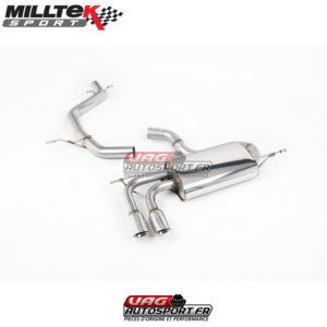 Demi ligne d'échappement Milltek / Catback - VW Scirocco (2008-2017) GT 2.0 TSi 200cv - SSXVW104 - Milltek