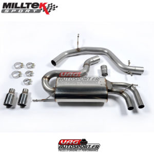 Demi-Ligne d'échappement inox - VW Golf 5 GTI - Audi A3 8P - SEAT Leon (1P) FR/CUPRA  - SSXVW147 - Milltek