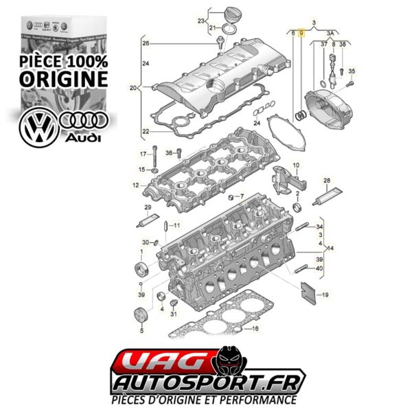Kit Tendeur du double Arbre à cames pour moteurs 2.0 TFSI EA113 - Pièces 100% origine VW – Image 2