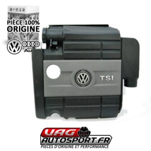 Cache moteur origine pour VW GOLF 6 Gti Edition 35 - Golf 6R - 2.0 TFSI EA113 - PIÈCE ORIGINE VOLKSWAGEN