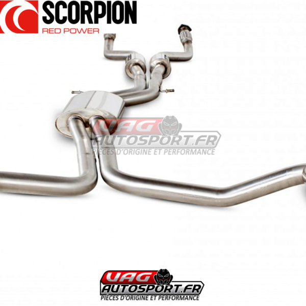 Demi-ligne d'échappement inox Scorpion pour AUDI RS4 B8 4.2 FSI Quattro Avant - SAU048SYS - Scorpion – Image 2