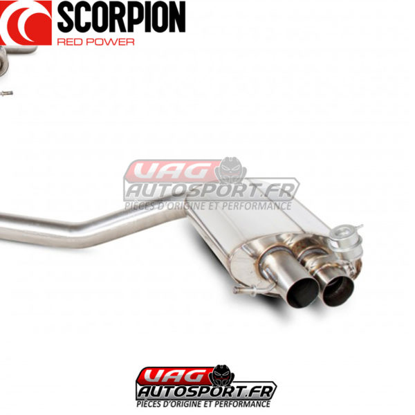 Demi-ligne d'échappement inox Scorpion pour AUDI RS4 B8 4.2 FSI Quattro Avant - SAU048SYS - Scorpion – Image 3
