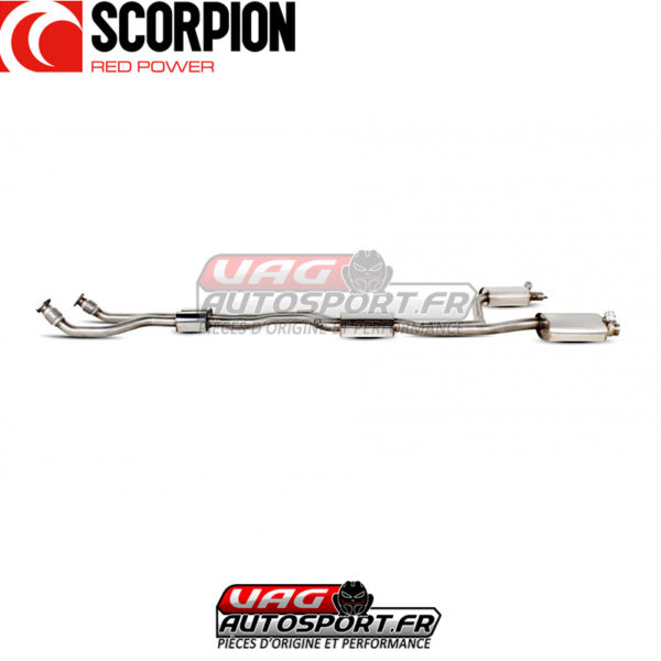 Demi-ligne d'échappement inox Scorpion pour AUDI RS4 B8 4.2 FSI Quattro Avant - SAU048SYS - Scorpion – Image 6