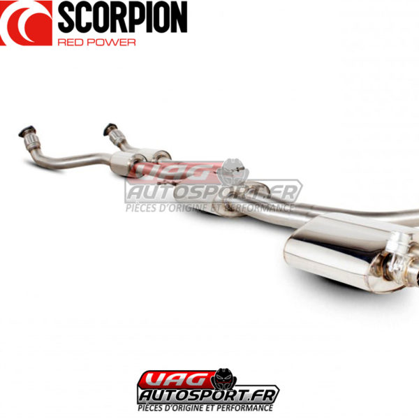 Demi-ligne d'échappement inox Scorpion pour AUDI RS4 B8 4.2 FSI Quattro Avant - SAU048SYS - Scorpion – Image 9