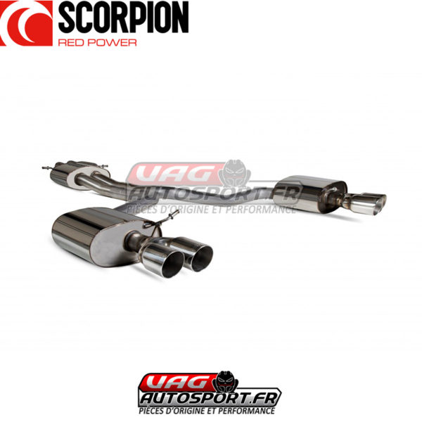 Silencieux arrière pour AUDI S4 3.0 TFSI 333cv V6 Quattro & Avant B8 & B8. 5 - SAU044 - Scorpion – Image 2