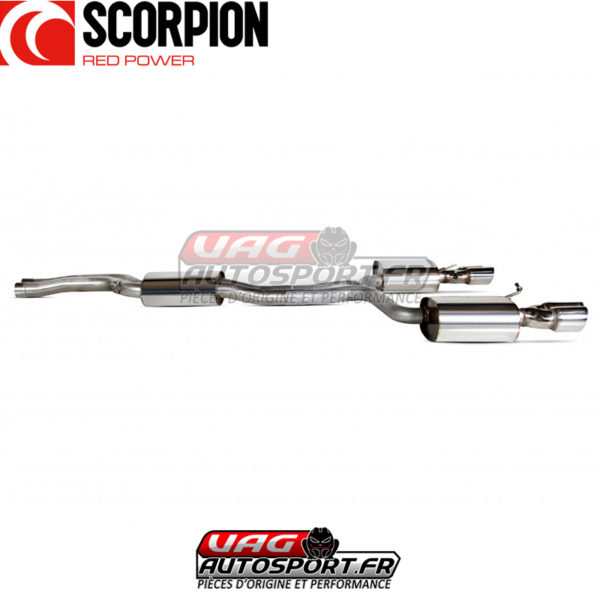 Silencieux arrière pour AUDI S4 3.0 TFSI 333cv V6 Quattro & Avant B8 & B8. 5 - SAU044 - Scorpion – Image 5