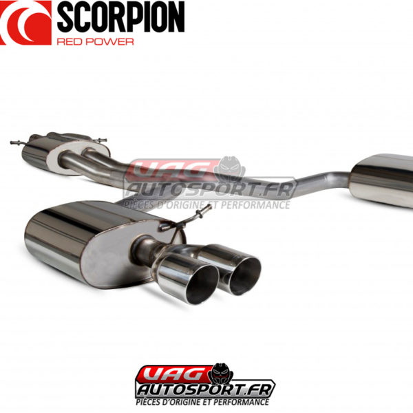 Silencieux arrière pour AUDI S4 3.0 TFSI 333cv V6 Quattro & Avant B8 & B8. 5 - SAU044 - Scorpion – Image 6