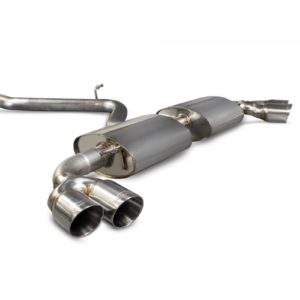 Demi-ligne / Cat-back INOX AUDI TT Mk2 3.2 VR6 - SAUS026 - Scorpion