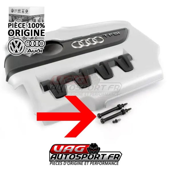 Kit d'installation du Cache moteur Audi TTS (2 vises et une rotule) - Pièces 100% origine AUDI – Image 3